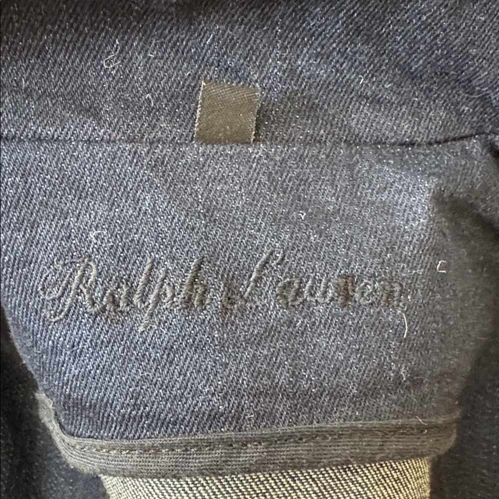 Ralph Lauren Military Style Double breasted Jean Jacket never worn. - Picture 9 of 10